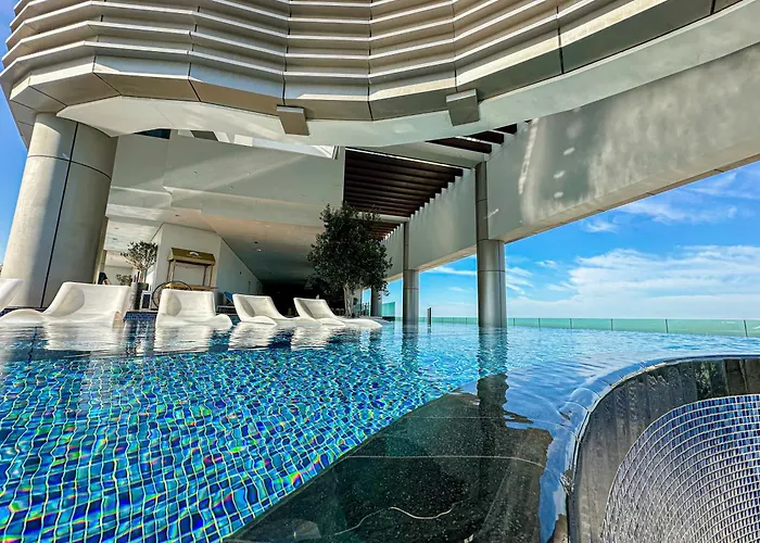 Full Burj Khalifa View Lux 2Bedroom With Rooftop Pool Central Location In Paramount Hotel Midtown
